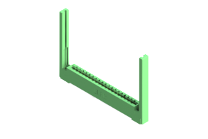 337-019-500-168 - EDAC Card Edge Connector
